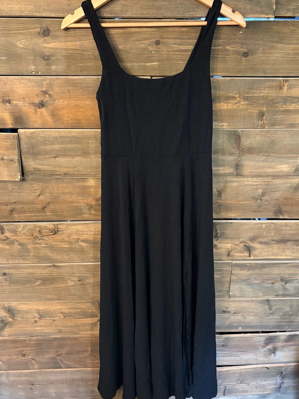Aritzia Wilfred Market Slip Dress - Black